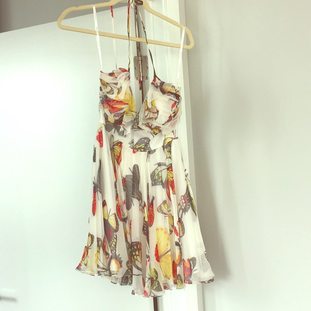 Ivy&Aster Butterfly Silk Dress-Size 4